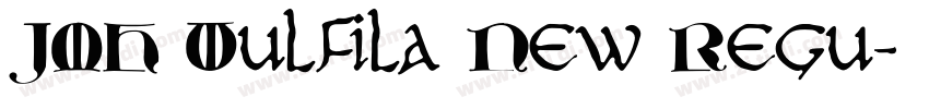 JMH Wulfila New Regu字体转换